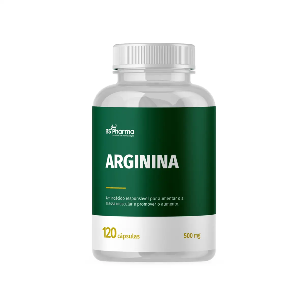Arginina 500 mg - 120 Cápsulas