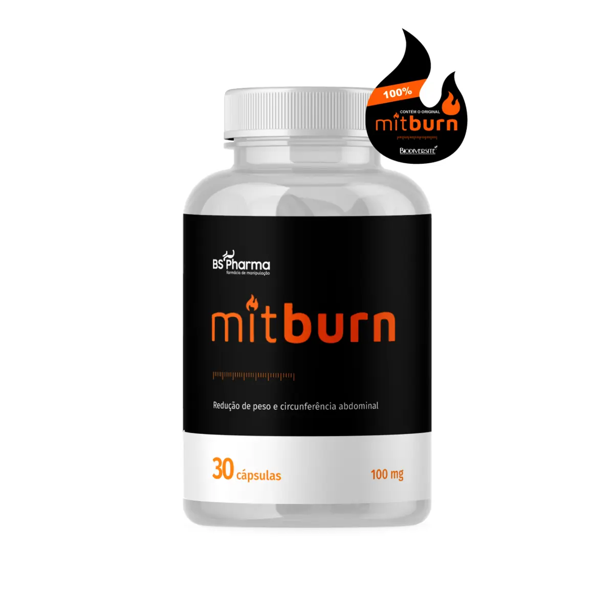 MitBurn 100 mg - 30 Cápsulas