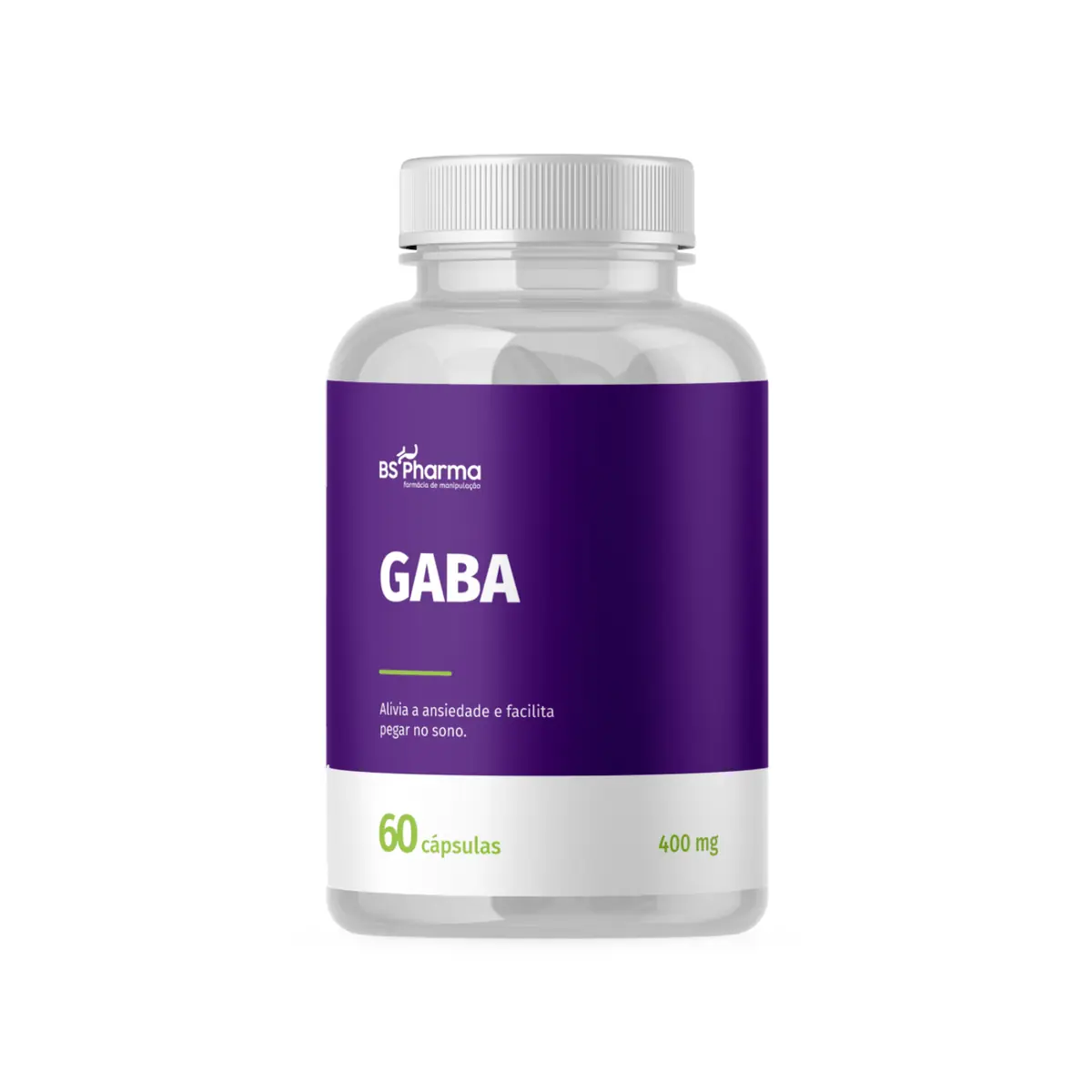 Gaba 400 mg (Ácido Gamamino Butírico) - 60 Cápsulas