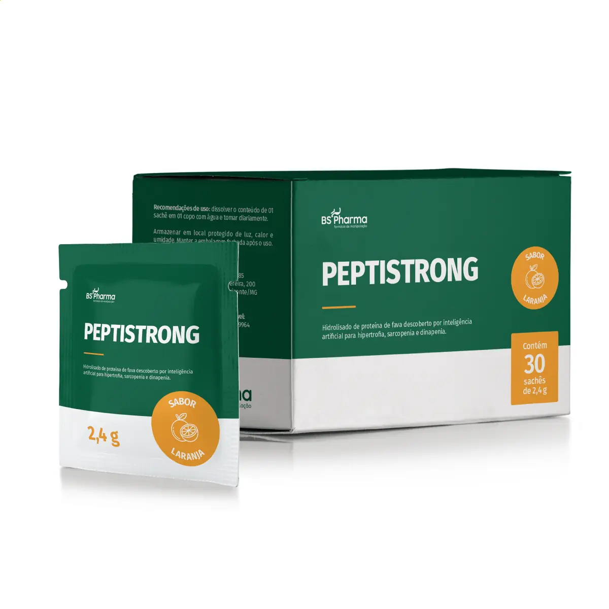 PeptiStrong 2,4 gramas 30 sachês - Limão