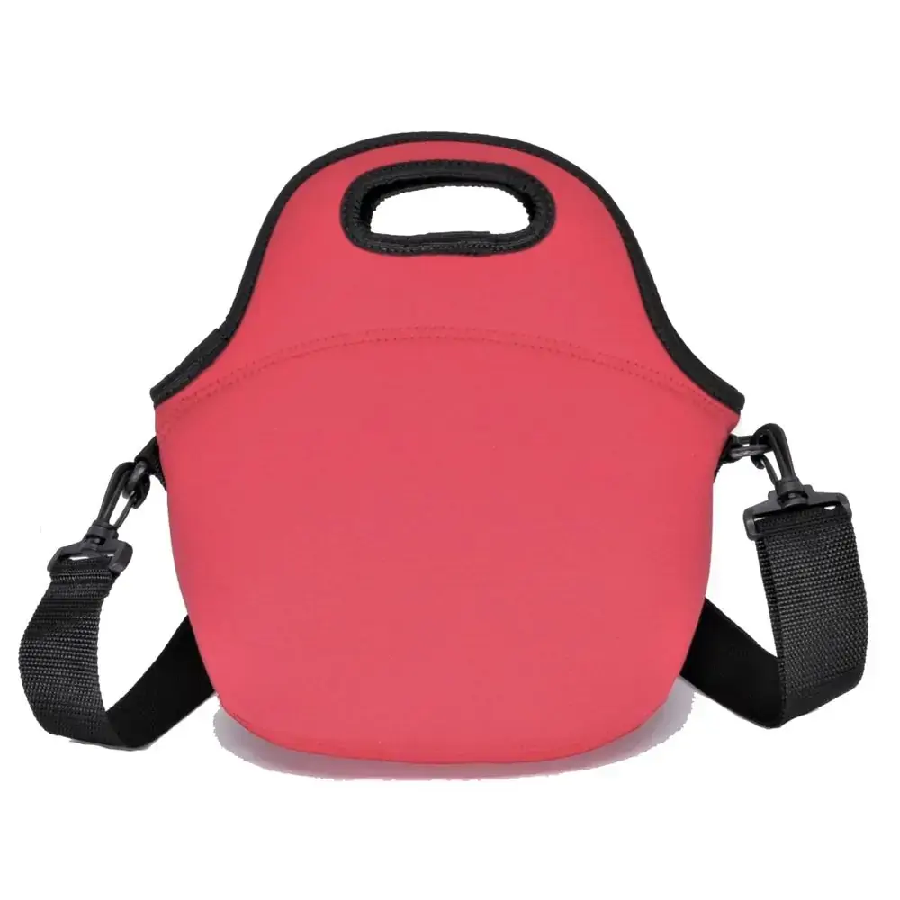 Lancheira Bolsa Térmica Marmita Fitness Neoprene - Diversos Modelos - Vermelho