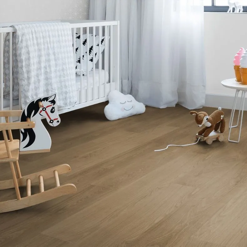 Piso Laminado Quick Step Smart Carvalho Natural Envernizado Qssm1292 Cx 2,51m²