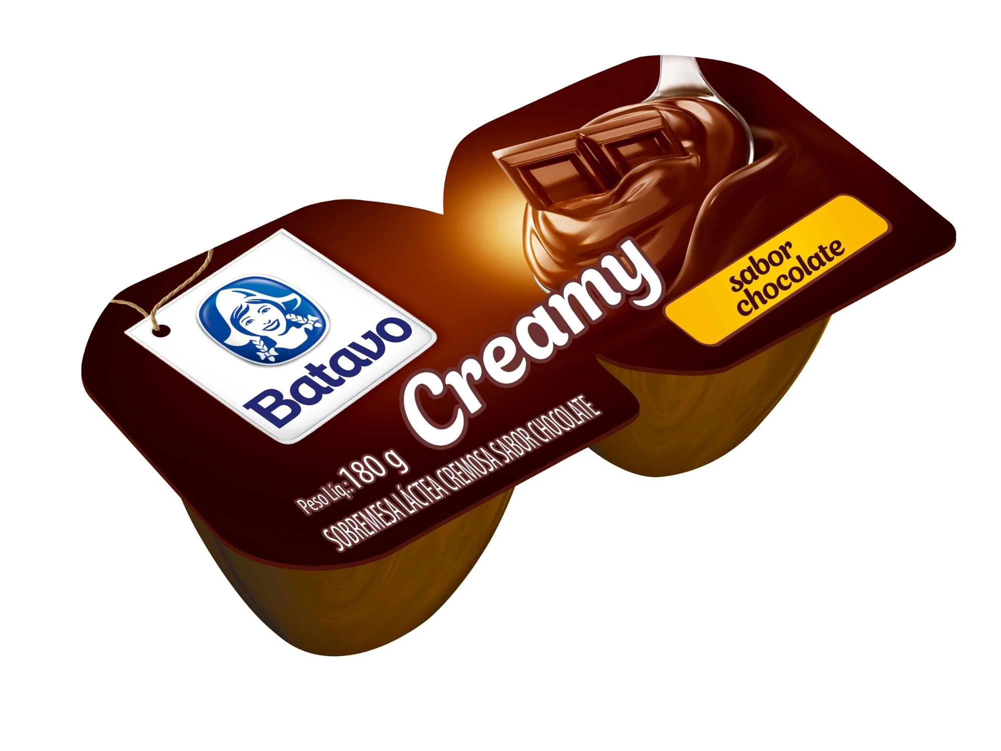 Iog Sob Batavo Creamy 180g Choc