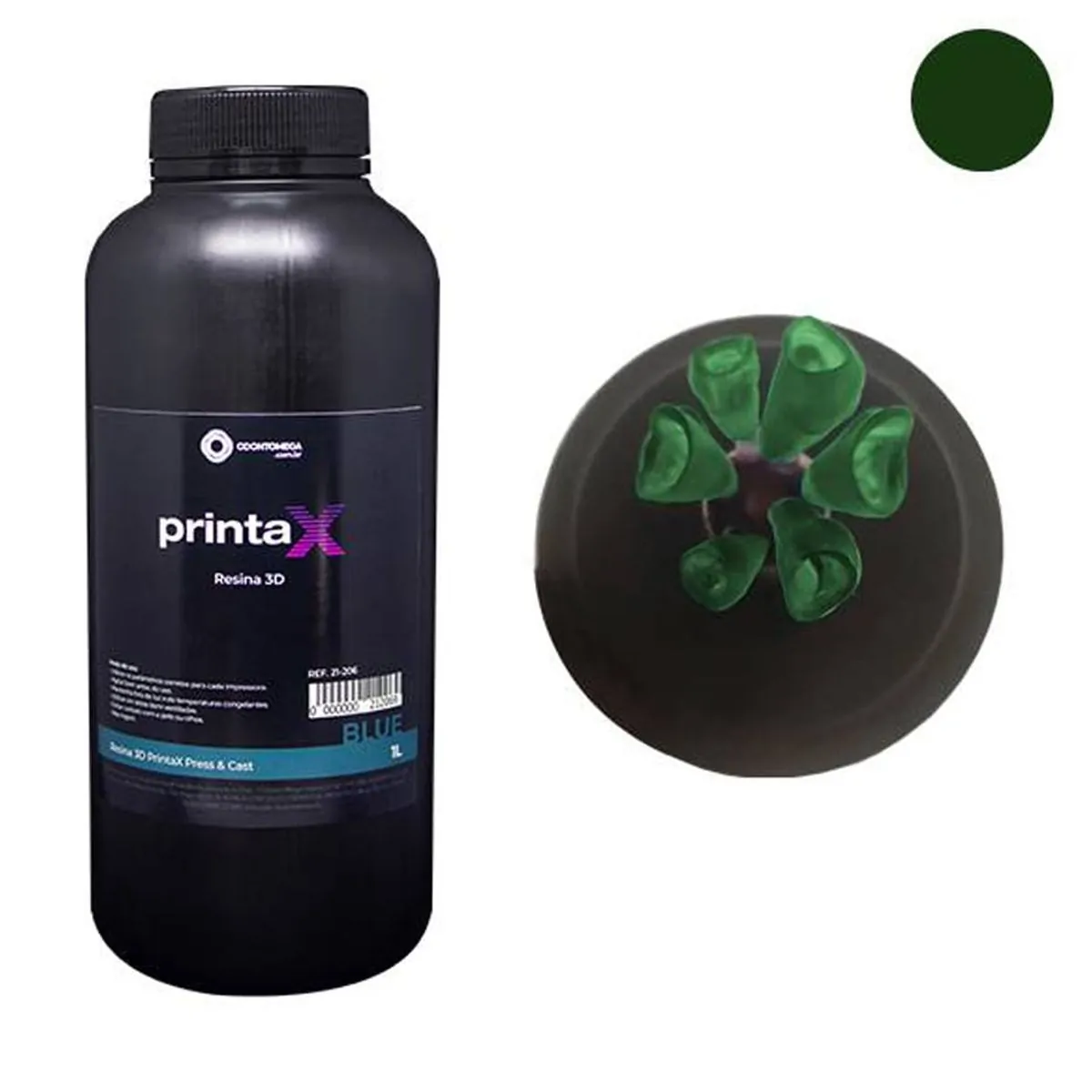 Resina 3D Printax Ultra Press Cast Universal - Odontomega