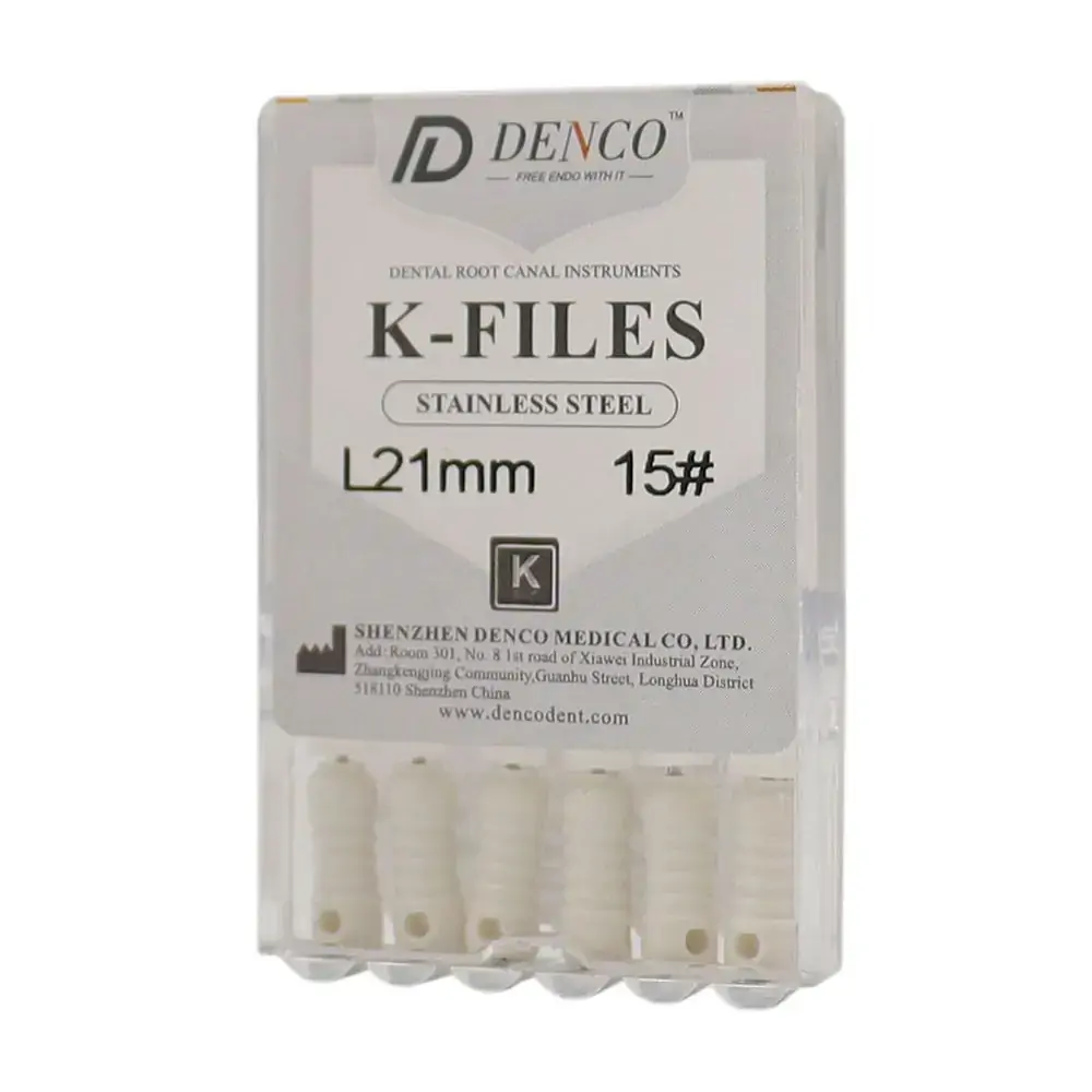 Lima K-Files 1ª Série 21mm - Denco - Lima K-Files 1ª Série 21mm n°15 - Denco