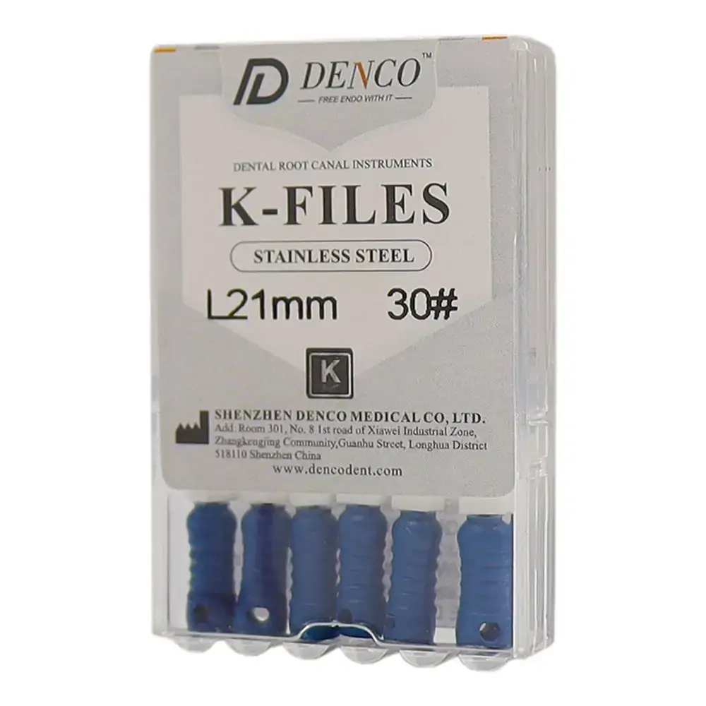Lima K-Files 1ª Série 21mm - Denco - Lima K-Files 1ª Série 21mm n°30 - Denco
