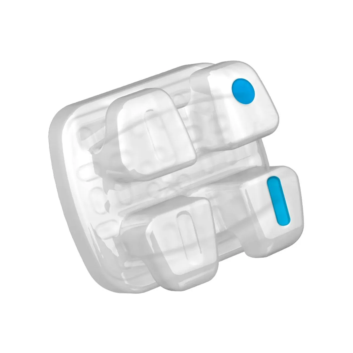 10.84.2233 Bráquete Cerâmico New Iceram MBT 022 Canino I/E com Gancho (33) - Orthometric