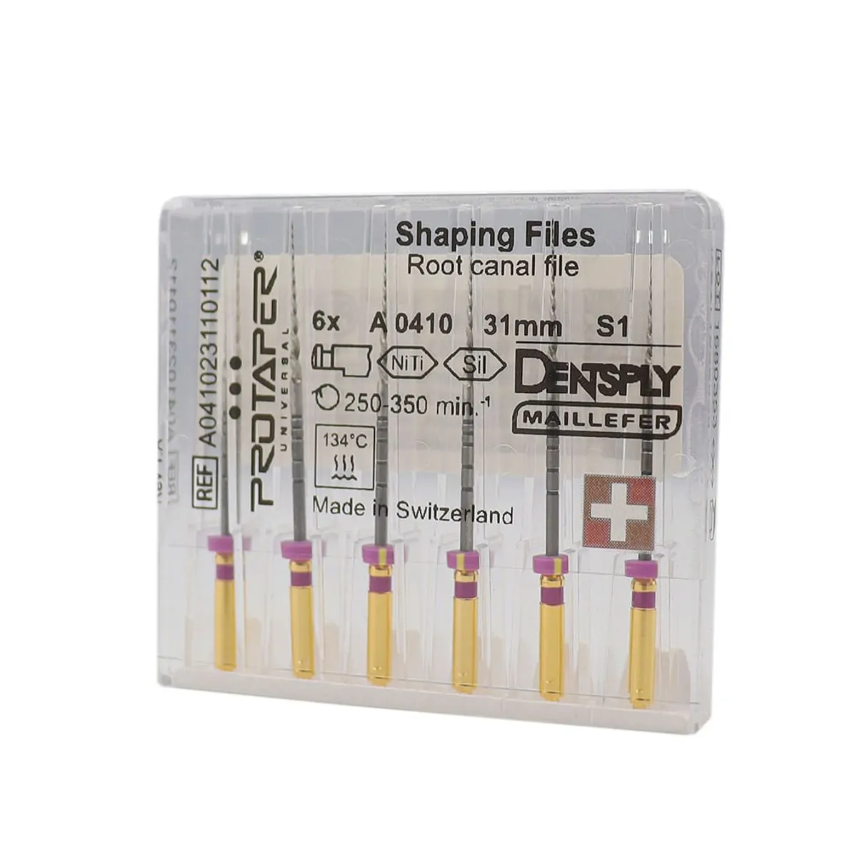 Lima Rotatória Protaper Universal S1 de 31mm com 6 Maillefer Promocional - Dentsply Sirona