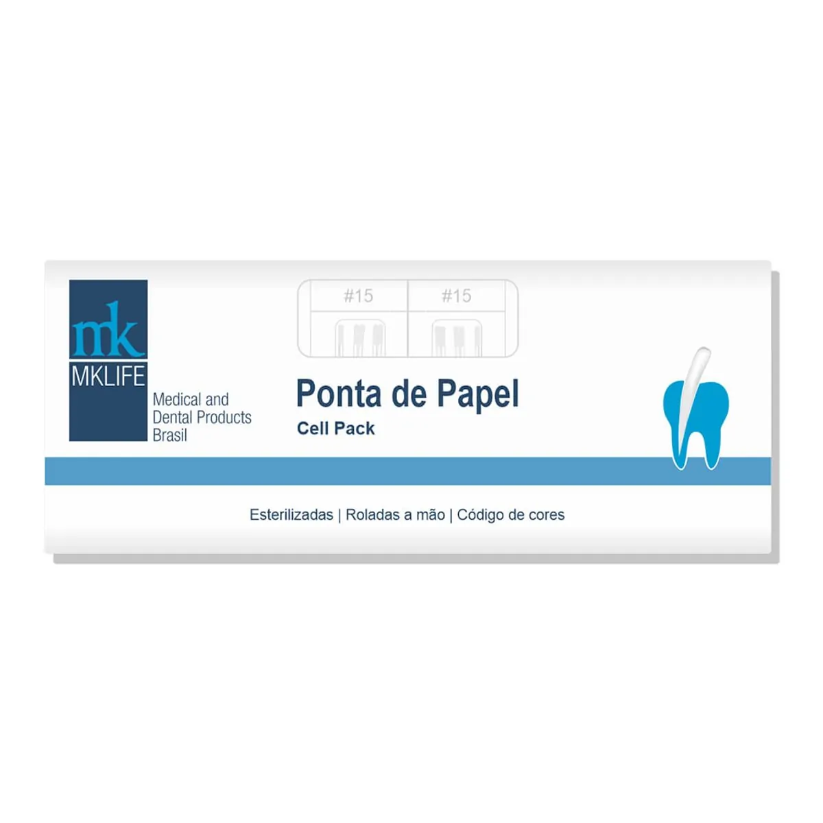 Ponta de Papel Absorvente Cellpack - MK Life - Ponta de Papel Absorvente Cellpack N° 15 - MK Life