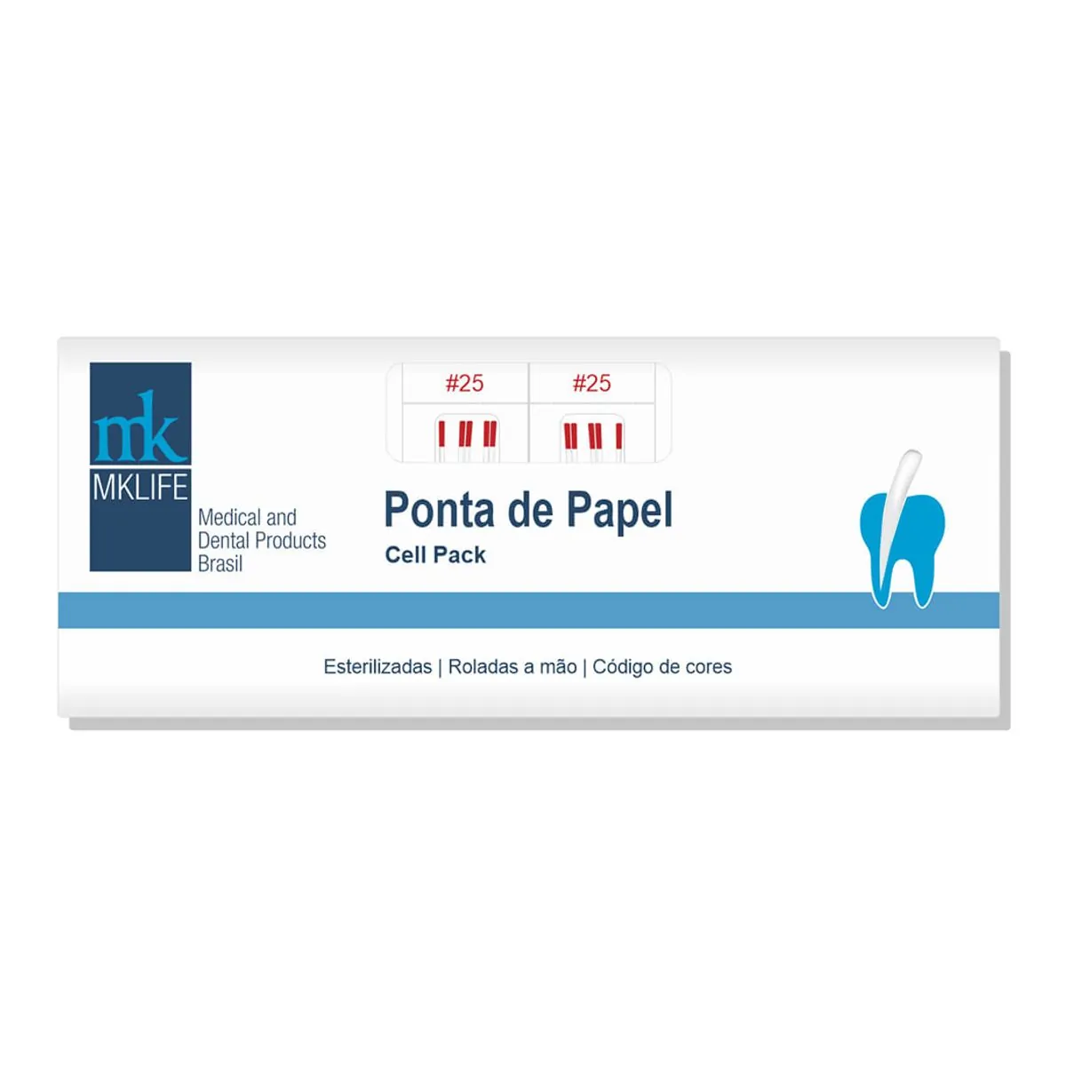 Ponta de Papel Absorvente Cellpack - MK Life - Ponta de Papel Absorvente Cellpack N° 25 - MK Life