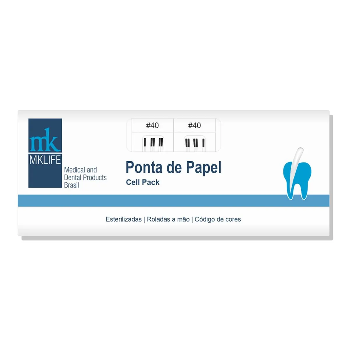 Ponta de Papel Absorvente Cellpack - MK Life - Ponta de Papel Absorvente Cellpack N° 40 - MK Life