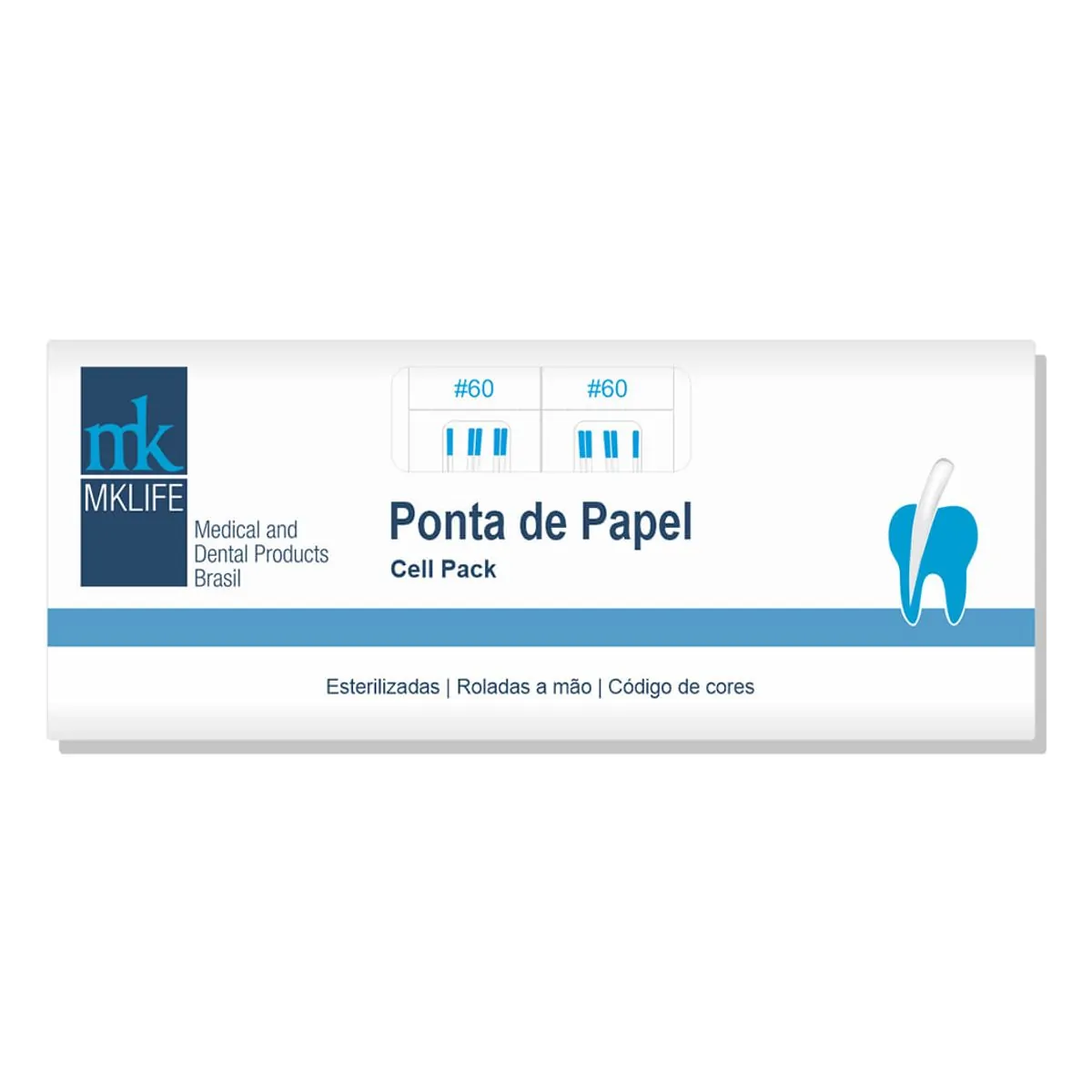 Ponta de Papel Absorvente Cellpack - MK Life - Ponta de Papel Absorvente Cellpack N° 60 - MK Life