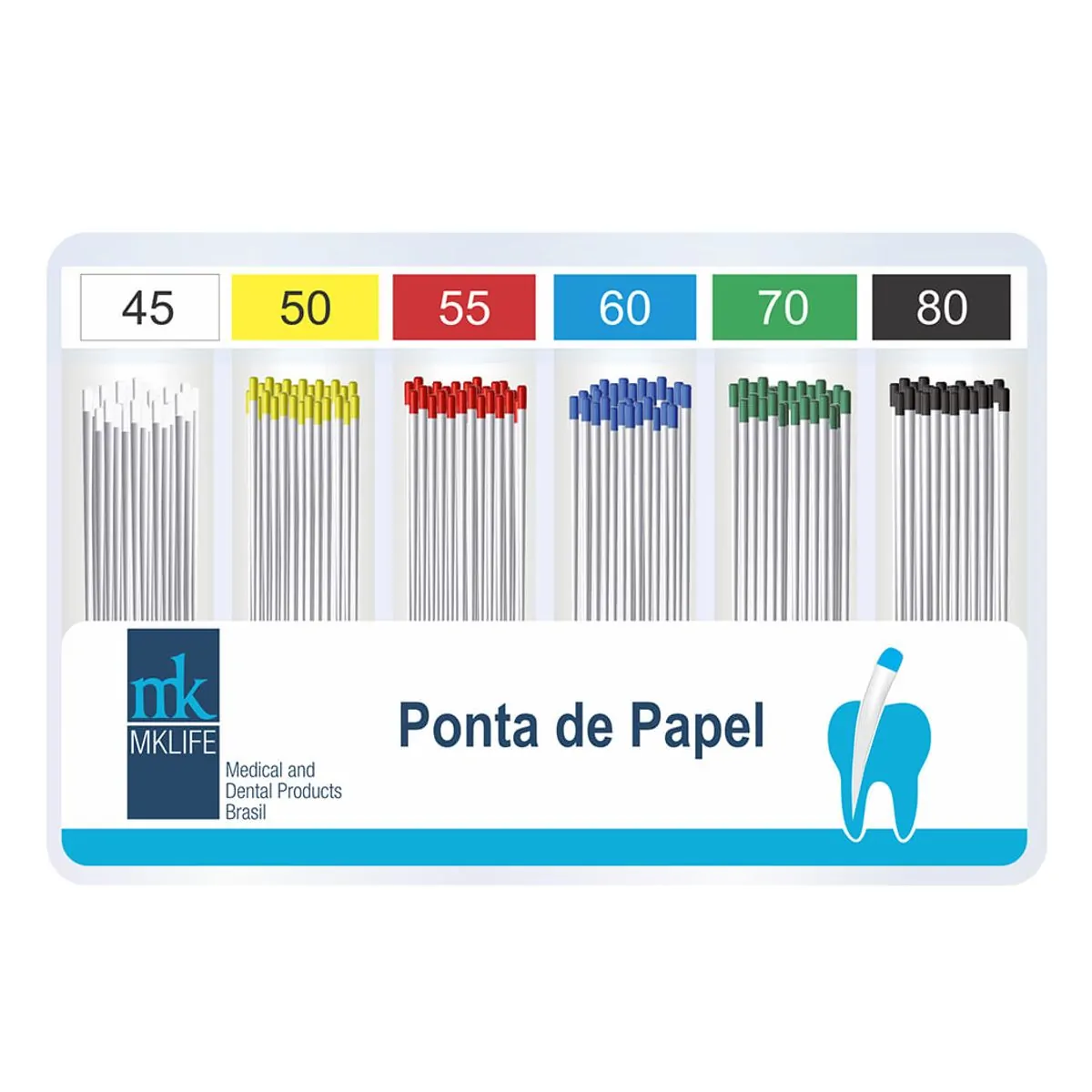 Ponta de Papel Absorvente - MK Life - Ponta de Papel Absorvente N° 45-80 - MK Life