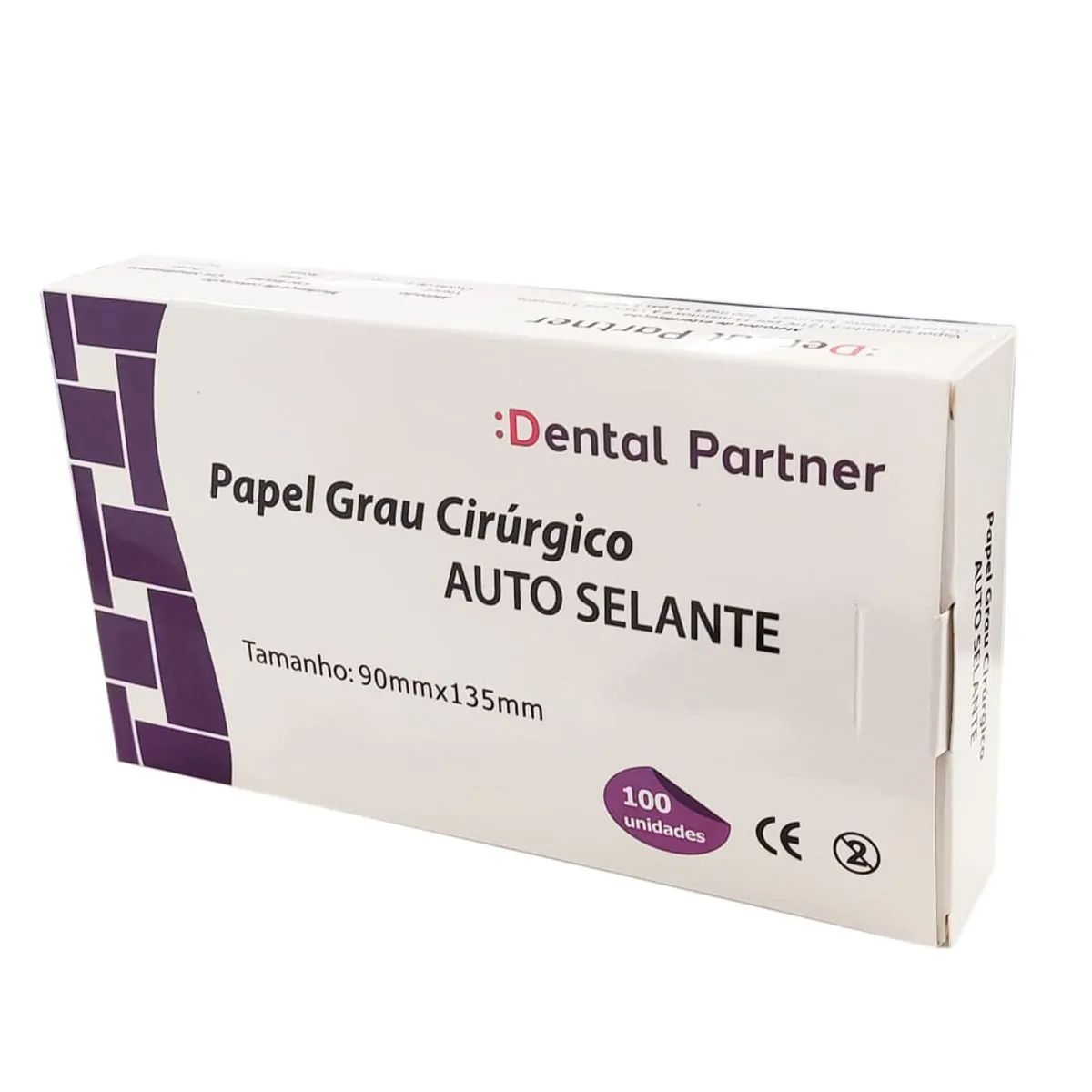 Envelope Auto Selante - Dental Partner - Envelope Auto Selante 90mmx135mm com 100 - Dental Partner