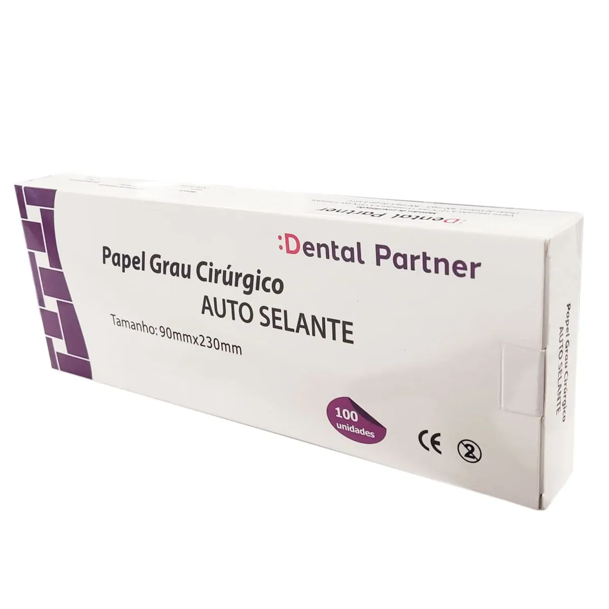 Envelope Auto Selante - Dental Partner - Envelope Auto Selante 90mmx230mm com 100 - Dental Partner