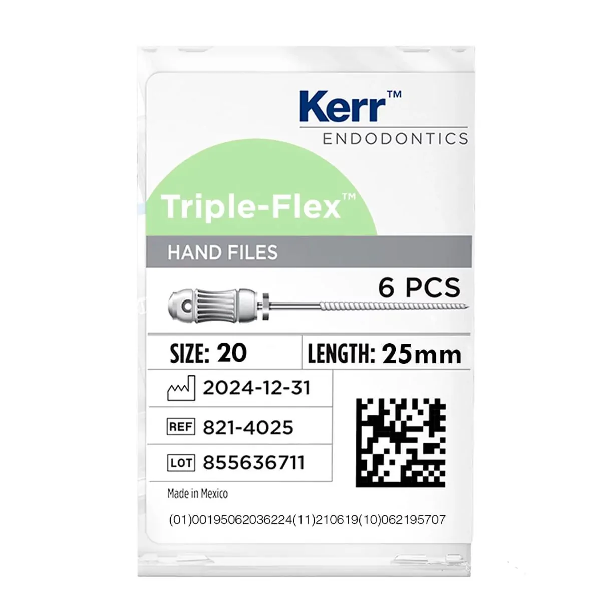 Lima Triple-Flex 25mm - Kavo - Lima Triple-Flex 1° Série 25mm N°20 - Kavo