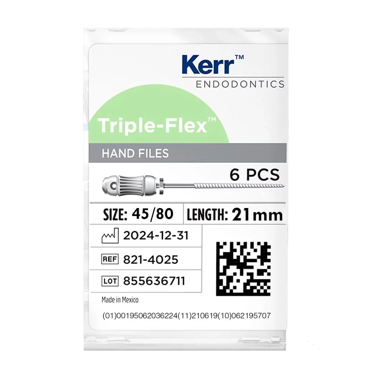 Lima Triple-Flex 21mm - Kavo - Lima Triple-Flex 2° Série 21mm N°45/80 - Kavo