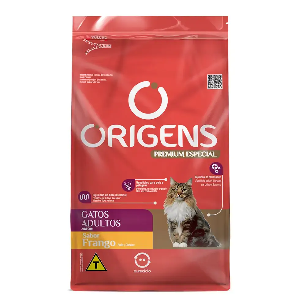 Ração Seca Origens Gato Adulto Salmão 3kg