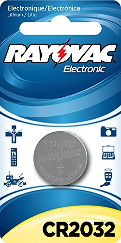 Rayovac Kecr2032 1 Lithium Keyless Entry Battery 2032 Size Carded 1 Pack, 3.0 Vo
