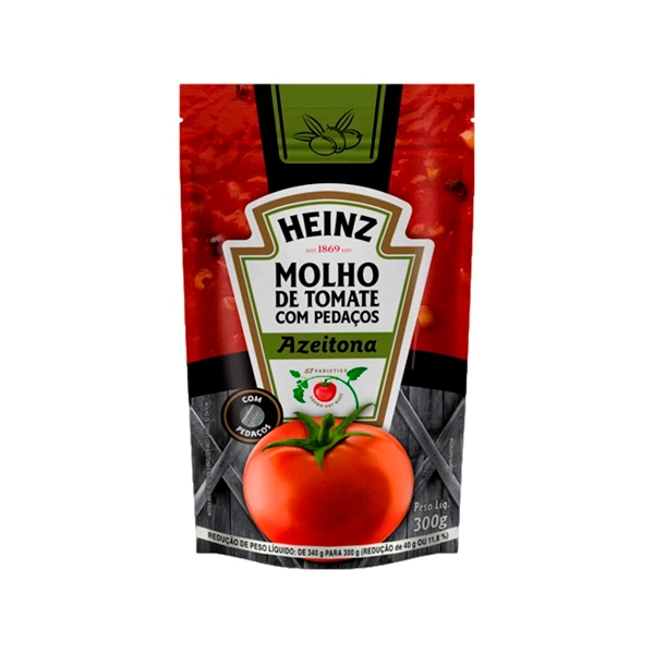 Molho De Tomate Com Azeitona Heinz Sachê 240g