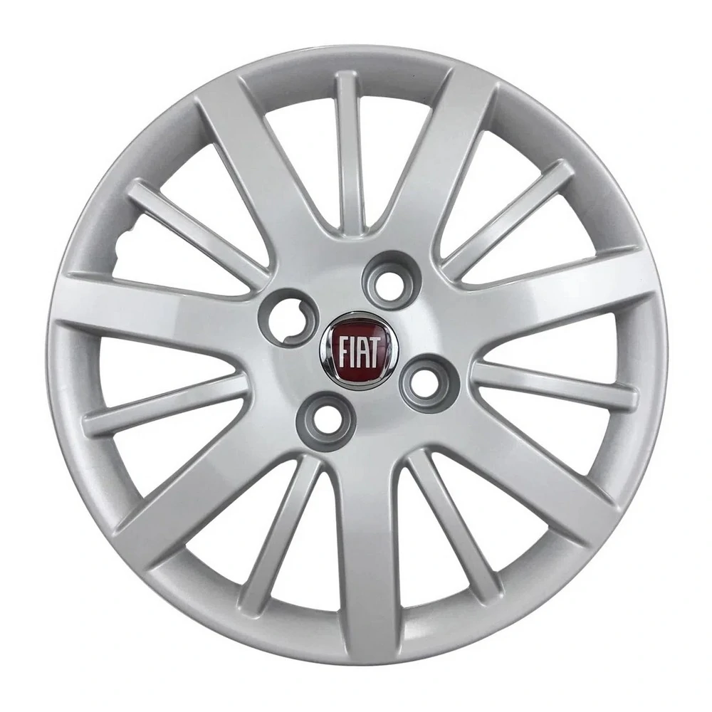 Calota Aro 14 Pol. Prata Fixação por Parafuso - FIAT 100170328