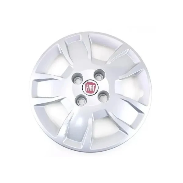 Calota Aro 14 Pol. Prata Fixação por Parafuso - FIAT 100183163