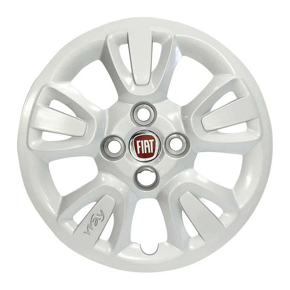 Calota Aro 14 Pol. Prata Fixação por Parafuso - FIAT 100186763