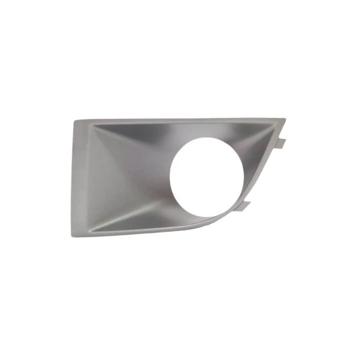 Moldura Inferior do Farol Auxiliar FIAT IDEA Lado Esquerdo Prata com Furo - FIAT 100190291