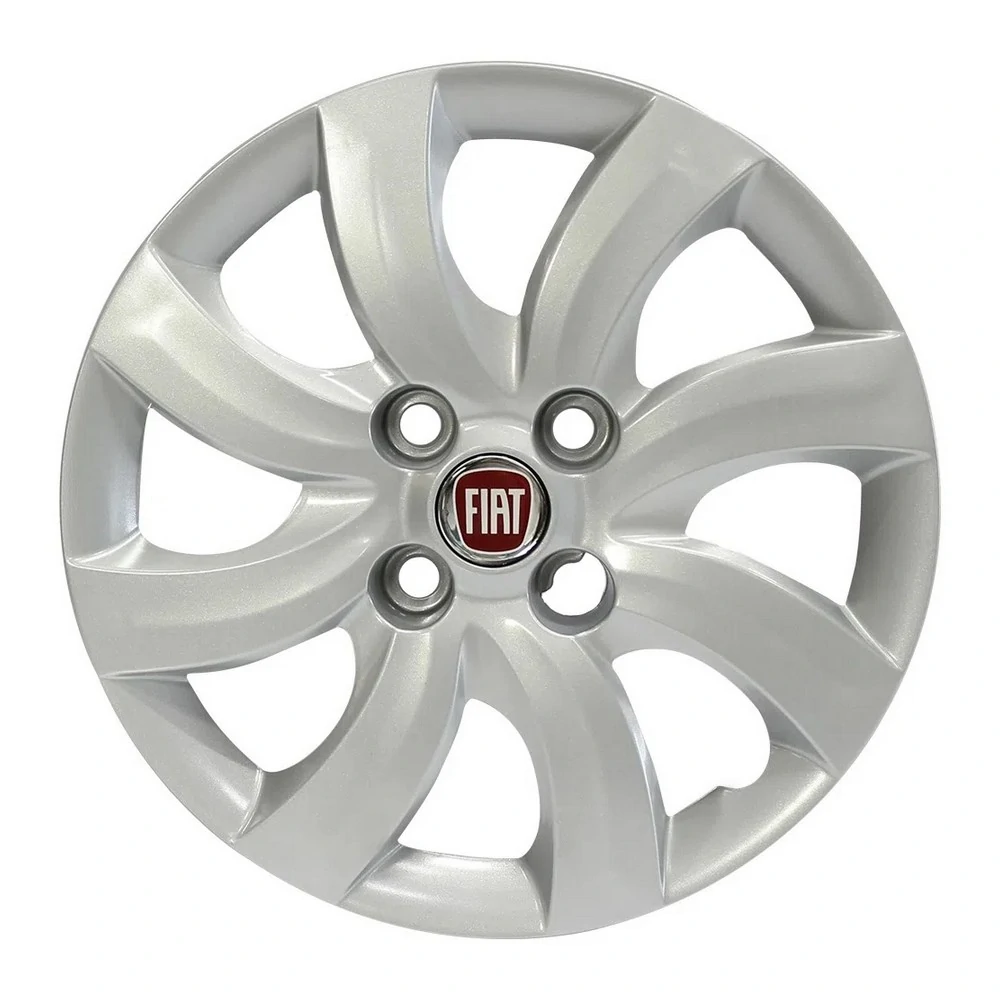 Calota Aro 14 Pol. Prata Fixação por Parafuso - FIAT 100196604