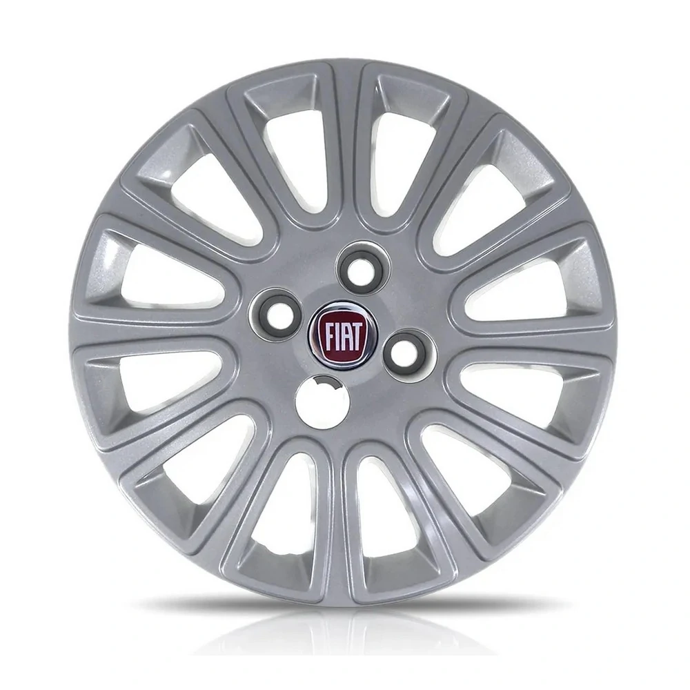 Calota Aro 14 Pol. Prata Fixação por Parafuso - FIAT 100200460