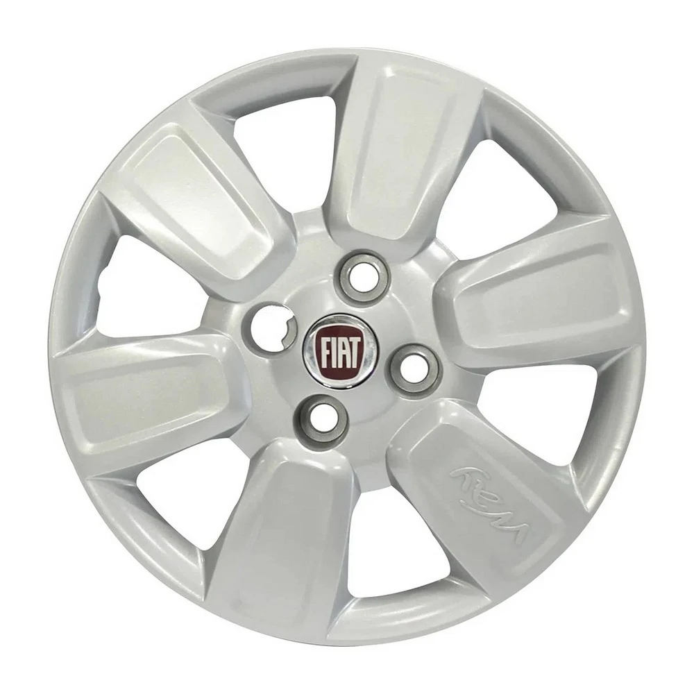Calota Aro 14 Pol. Prata Fixação por Parafuso - FIAT 100205245