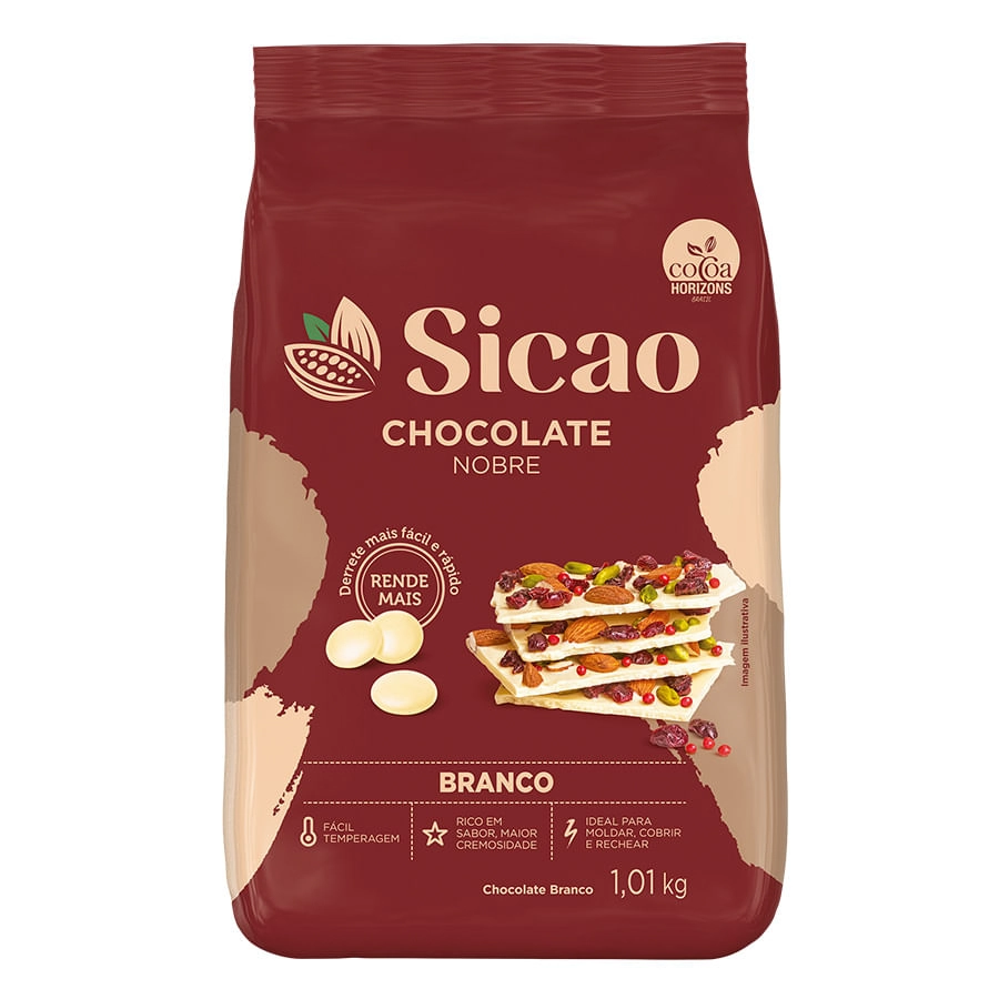 Gotas Choc. Sicao Branco 1.01