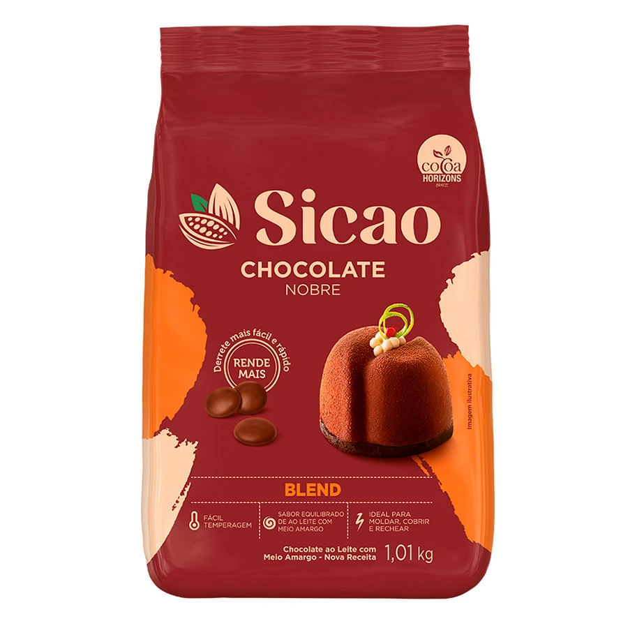 Chocolate Em Gotas Blend Nobre Sicao 1,01kg