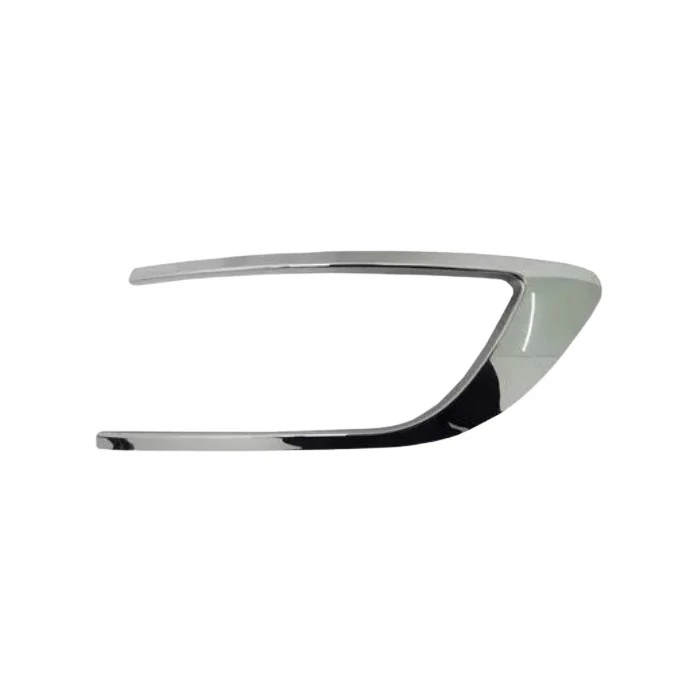 Aro da Moldura da Grade do Farol Auxiliar FIAT IDEA Lado Esquerdo Cromado - FIAT 100208699