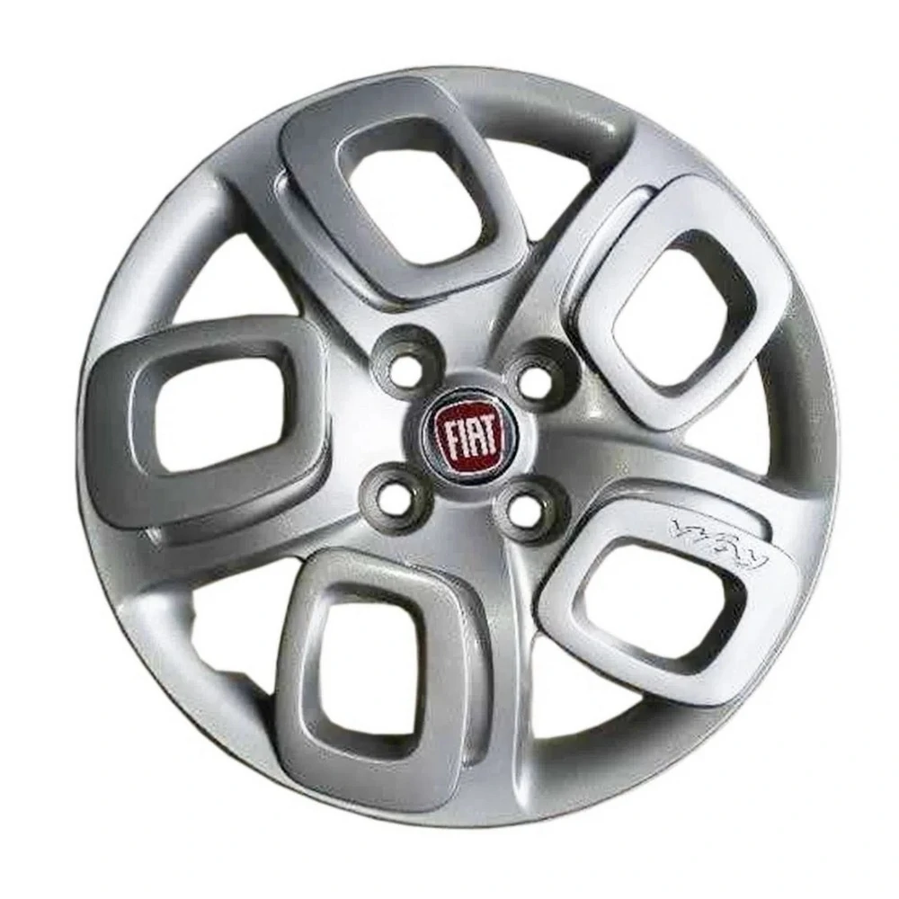 Calota Aro 14 Pol. Prata Fixação por Parafuso - FIAT 100226655