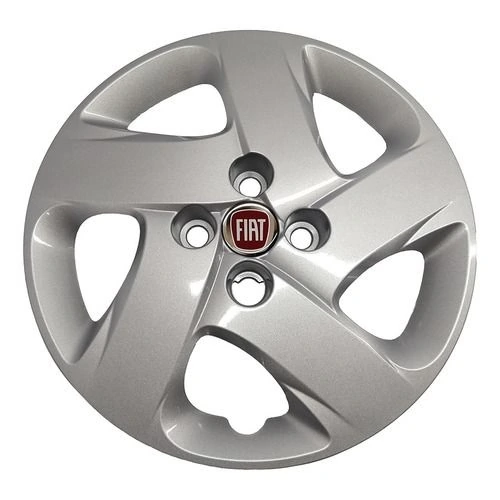 Calota Aro 14 Pol. Cinza Metalizado Fixação por Parafuso - FIAT 100233338