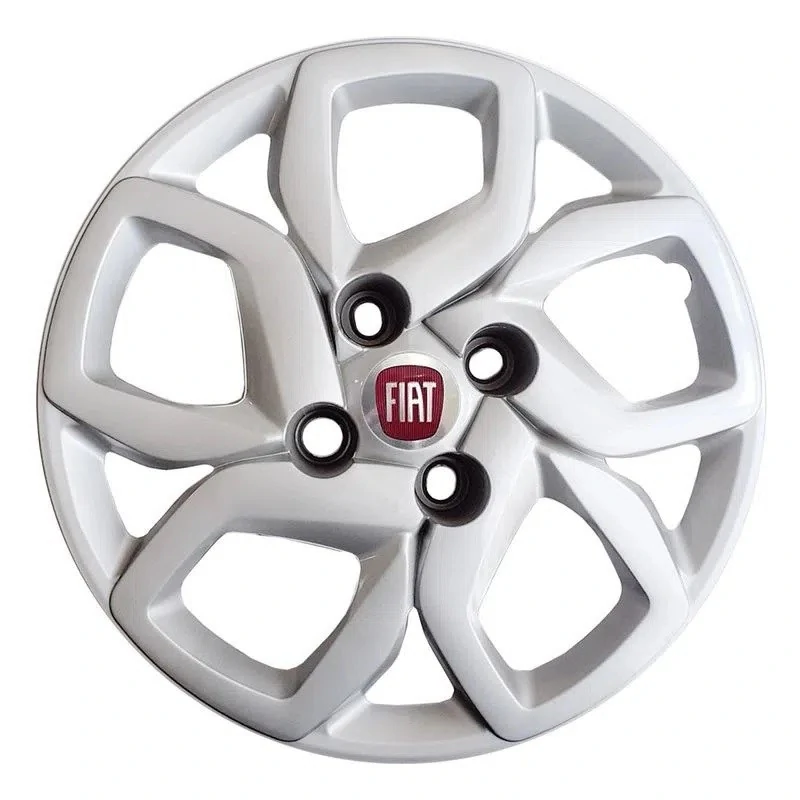 Calota Aro 13 Pol. Prata Fixação por Parafuso - FIAT 100243607
