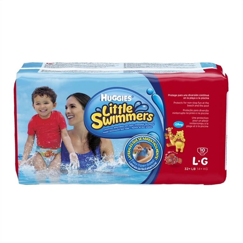 Fralda Infantil Huggies C/10 Little Swimmers G Unit