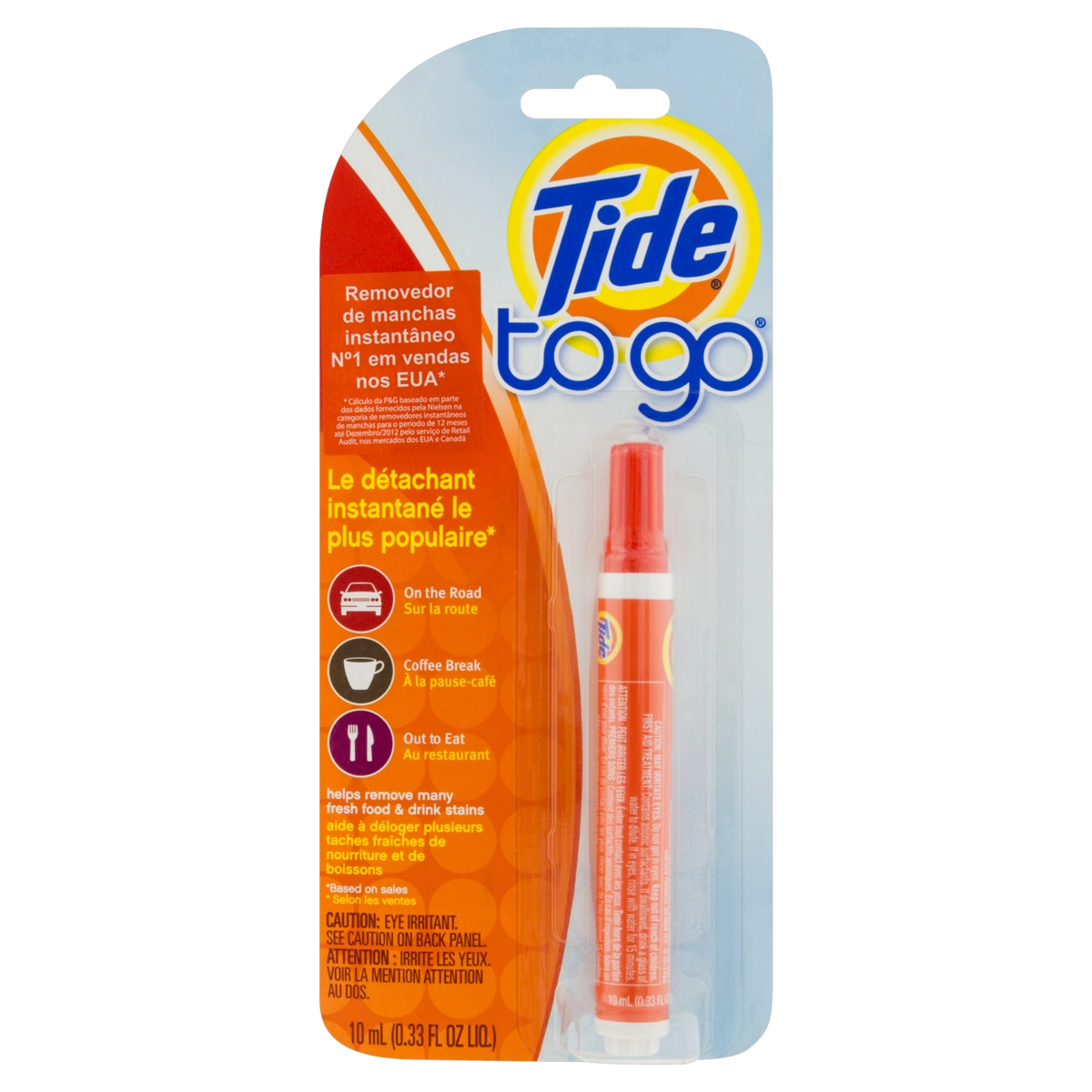 Removedor De Manchas Instantâneo Tide To Go Blister 10ml