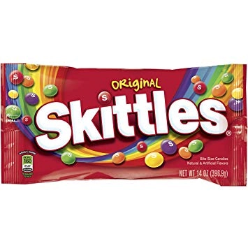 Bala Original Skittles Pacote 38g