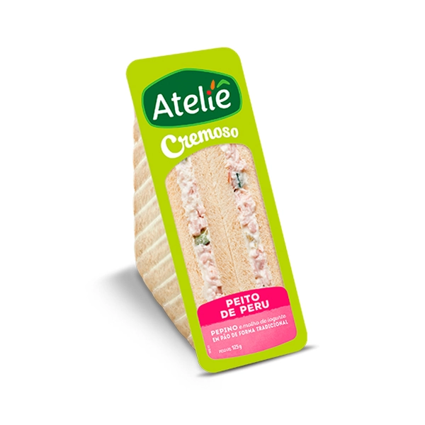 Sanduiche Atelie Peito De Peru C/ Mussarela