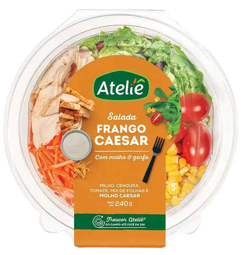 Salada Fgo At Sabor C/ Molho Caesar 250gr