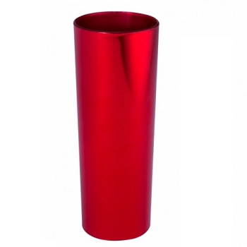Copo Long Drink Descarf Verm Metaliz 360ml
