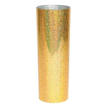Copo Long Drink Glitter Dourado 360ml