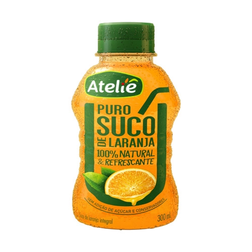 Suco Puro De Laranja Atelie Do Sabor 300 Ml