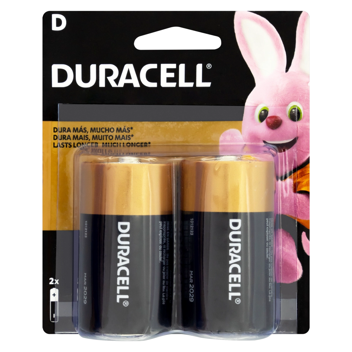 Pilha Alcalina D Mn 1300b2 Duracell 2 Unidades 1,5v