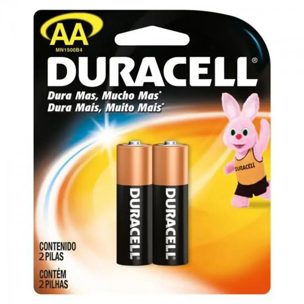 Pilha Duracell Alcalina Ultra Aa Com 2