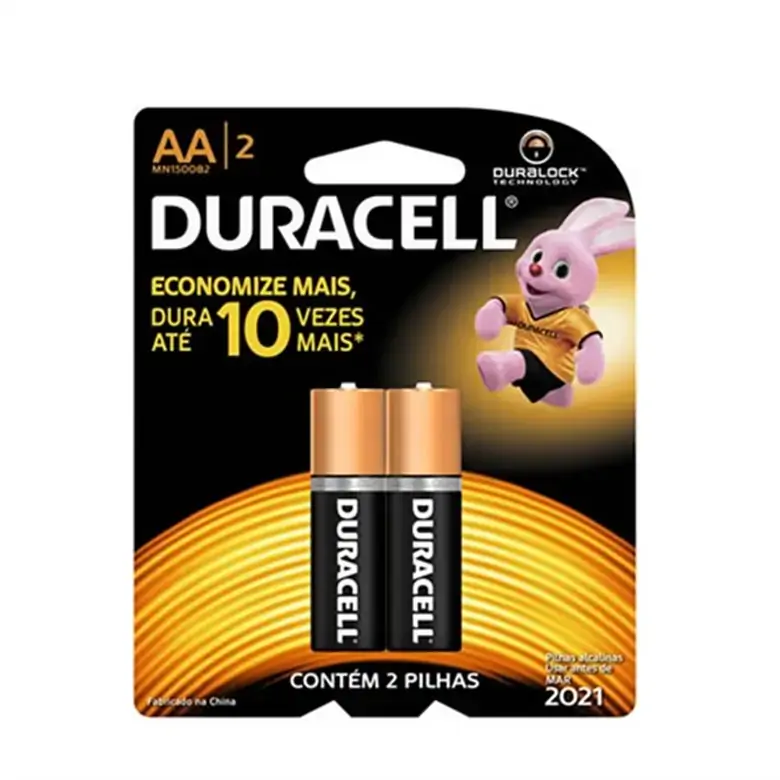 Pilha Zinco Duracell C/2 Pequena Sm Unit