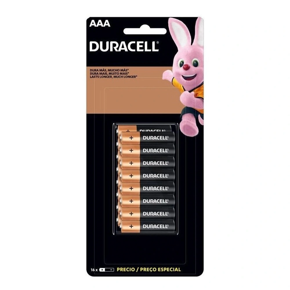 Pilha Duracell Aaa C/16