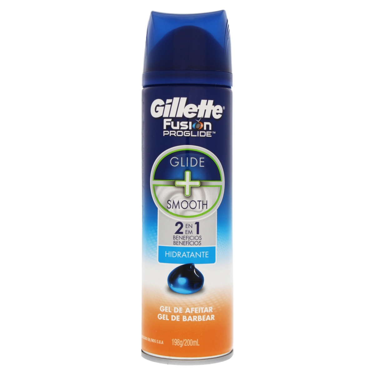 Gel De Barbear 2 Em 1 Gillette Fusion Proglide Frasco 200ml